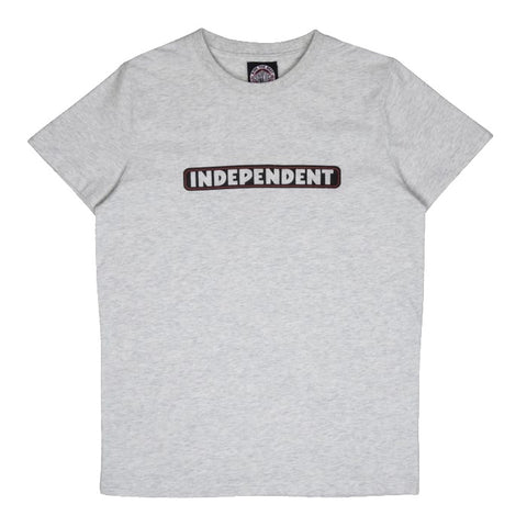 INDEPENDENT YOUTH BAR LOGO T-SHIRT ATHLETIC HEATHER