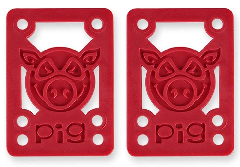 PIG PILES 1/8" HARD RISERS RED