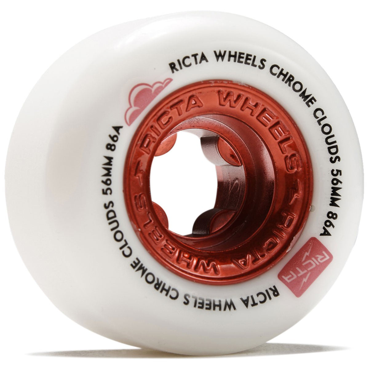 RICTA CHROME CLOUDS RED 86A 56MM