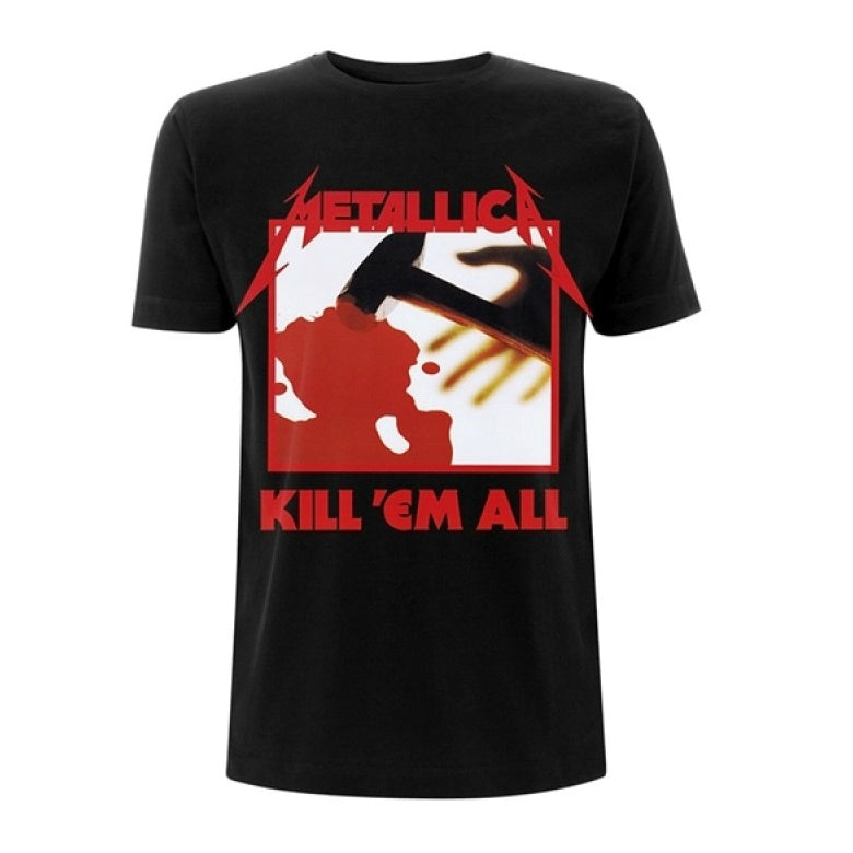 METALLICA KILL EM ALL TRACKS T-SHIRT BLACK