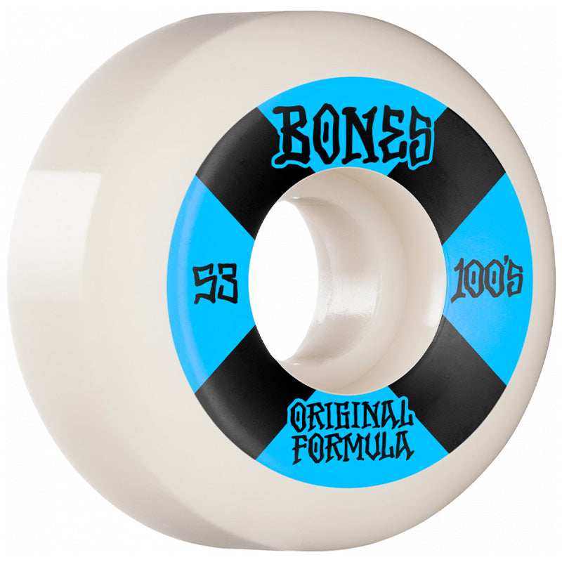 BONES 100S #4 V5 SIDECUT WHITE 100A 53MM