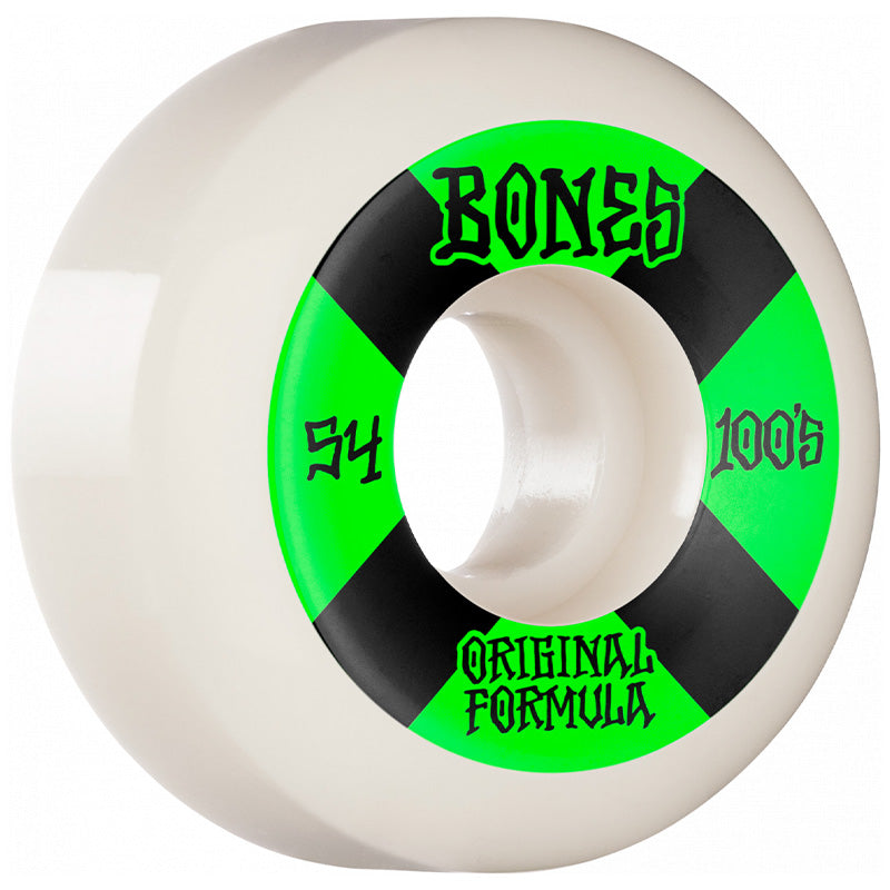 BONES 100S #4 V5 SIDECUT WHITE 100A 54MM