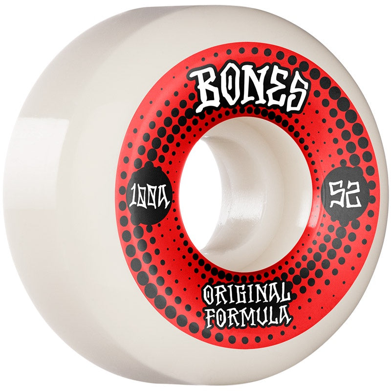 BONES 100'S V5 SIDECUT WHITE 52MM