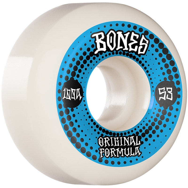 BONES 100'S V5 SIDECUT WHITE 53MM