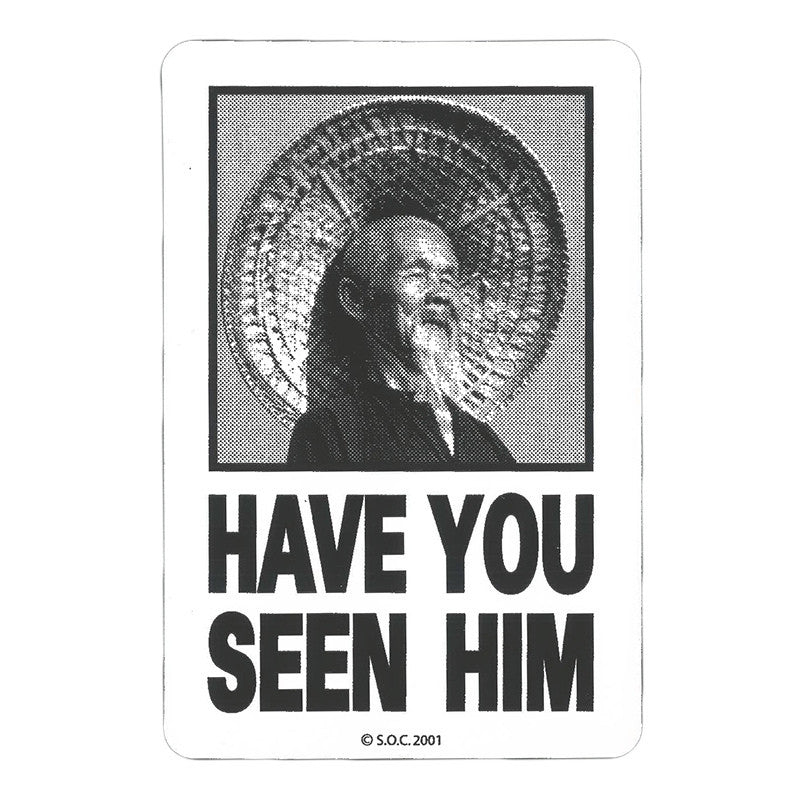 POWELL PERALTA HAVE YOU SEEN HIM STICKER ASSORTED