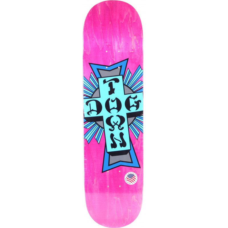 DOGTOWN PURPLE STREET CROSS PINK 8.75
