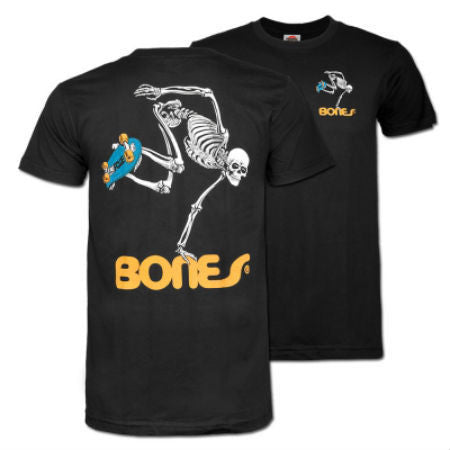 POWELL PERALTA SKATEBOARD SKELETON T-SHIRT BLACK - Skateboards Amsterdam - 2