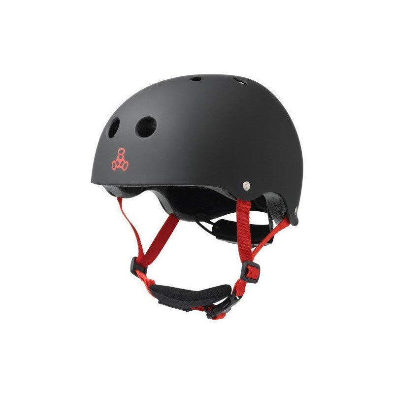 TRIPLE EIGHT LIL 8 DUAL CERTIFIED HELMET W/EPS LINER MATTE BLACK