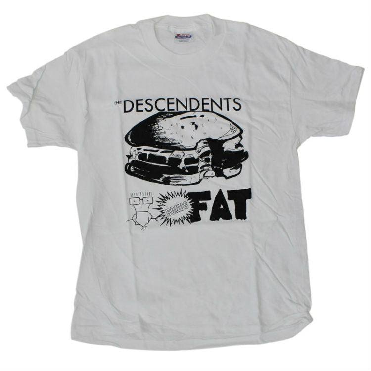 DESCENDENTS BONUS FAT T-SHIRT WHITE - Skateboards Amsterdam