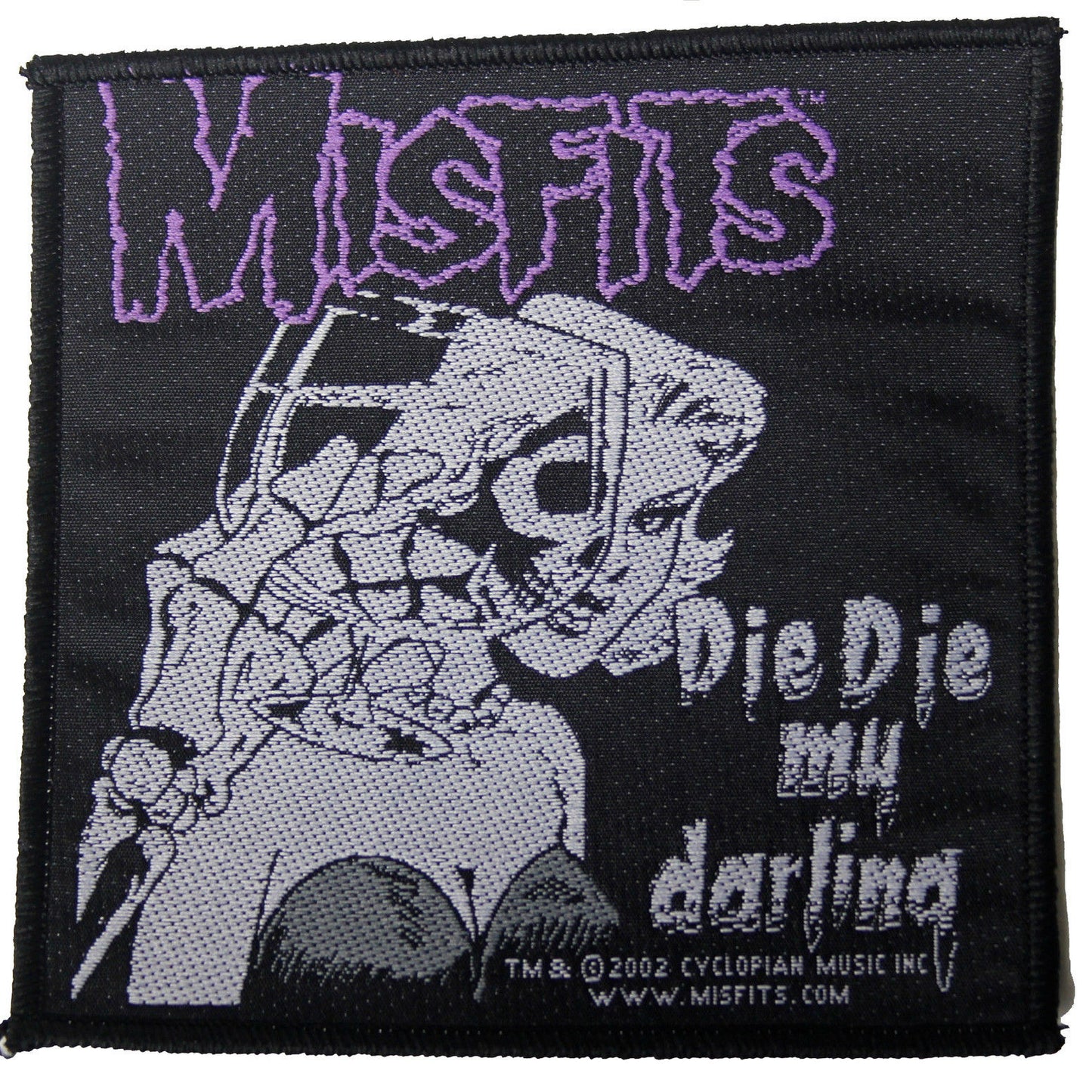 MISFITS SEW ON PATCH DIE DIE MY DARLING - Skateboards Amsterdam