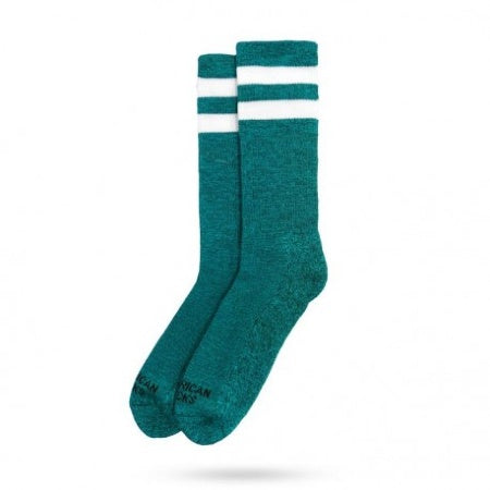 AMERICAN SOCKS MID HIGH TURQUOISE NOISE