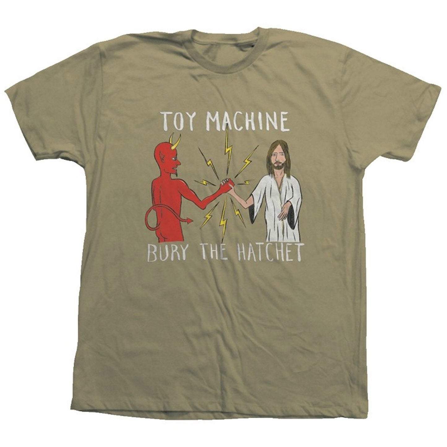 TOY MACHINE BURY THE HATCHET II T-SHIRT OLIVE