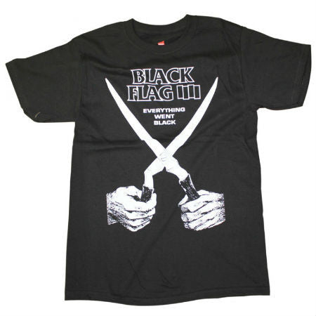 BLACK FLAG EVERYTHING WENT BLACK T-SHIRT BLACK - Skateboards Amsterdam