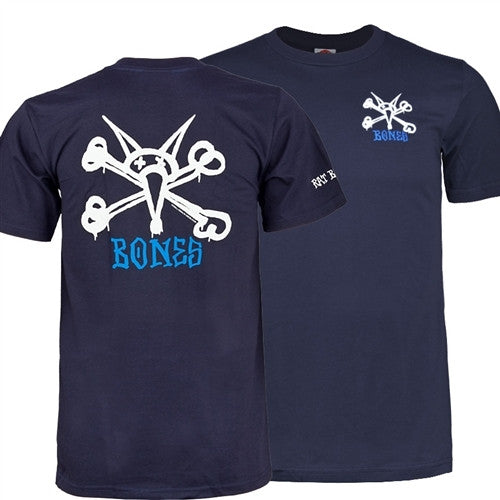 POWELL PERALTA RAT BONES T-SHIRT NAVY - Skateboards Amsterdam - 2