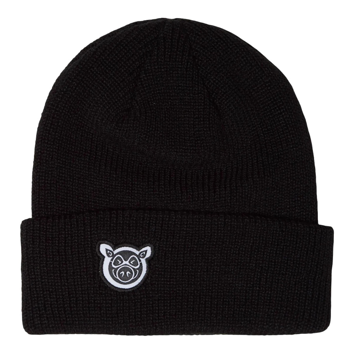 PIG HEAD DOCK BEANIE BLACK