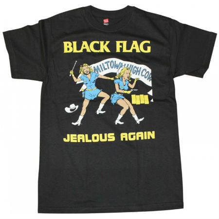 BLACK FLAG JEALOUS AGAIN T-SHIRT BLACK - Skateboards Amsterdam