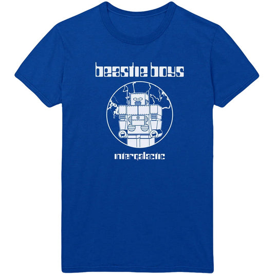 BEASTIE BOYS INTERGALACTIC  T-SHIRT BLUE
