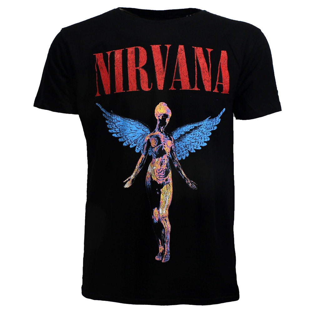 NIRVANA ANGELIC T-SHIRT BLACK