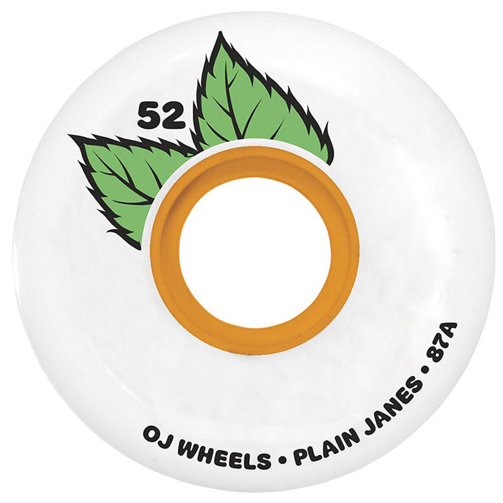 OJ PLAIN JANE KEYFRAME WHITE 87A 52MM