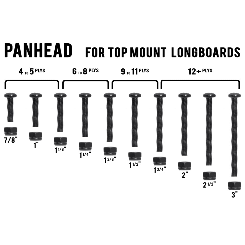 KHIRO PANHEAD NUTS AND BOLTS 2.5 INCH