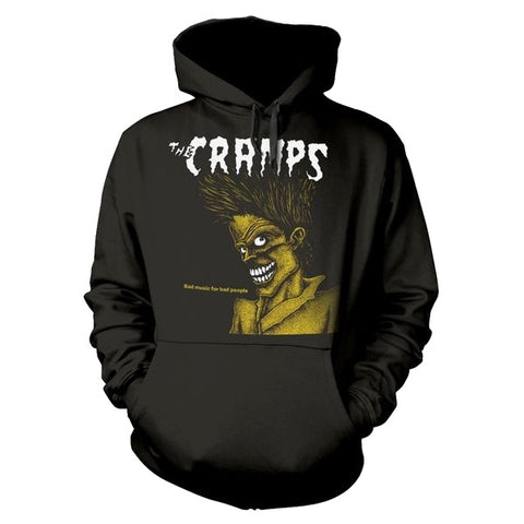 CRAMPS BAD MUSIC FOR BAD PEOPLE HOODED SWEATER