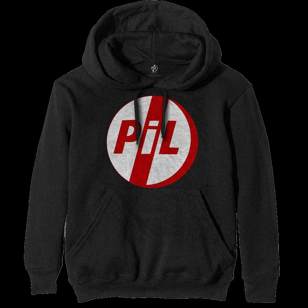 PIL LOGO HOODED SWEATER BLACK