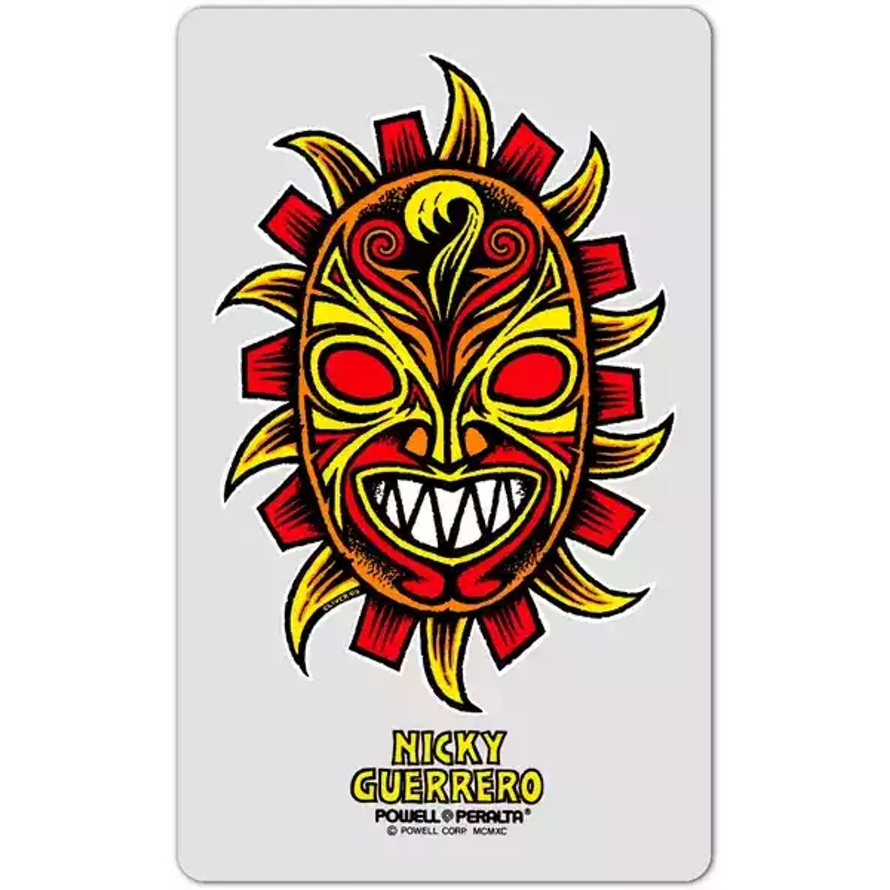 POWELL PERALTA NICKY GUERRERO MASK STICKER