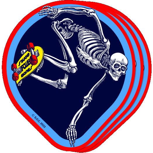 POWELL PERALTA SKATEBOARD SKELETON STICKER