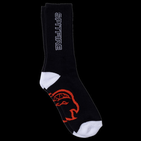 SPITFIRE CLASSIC 87 3-PACK SOCK BLK/WH/RED