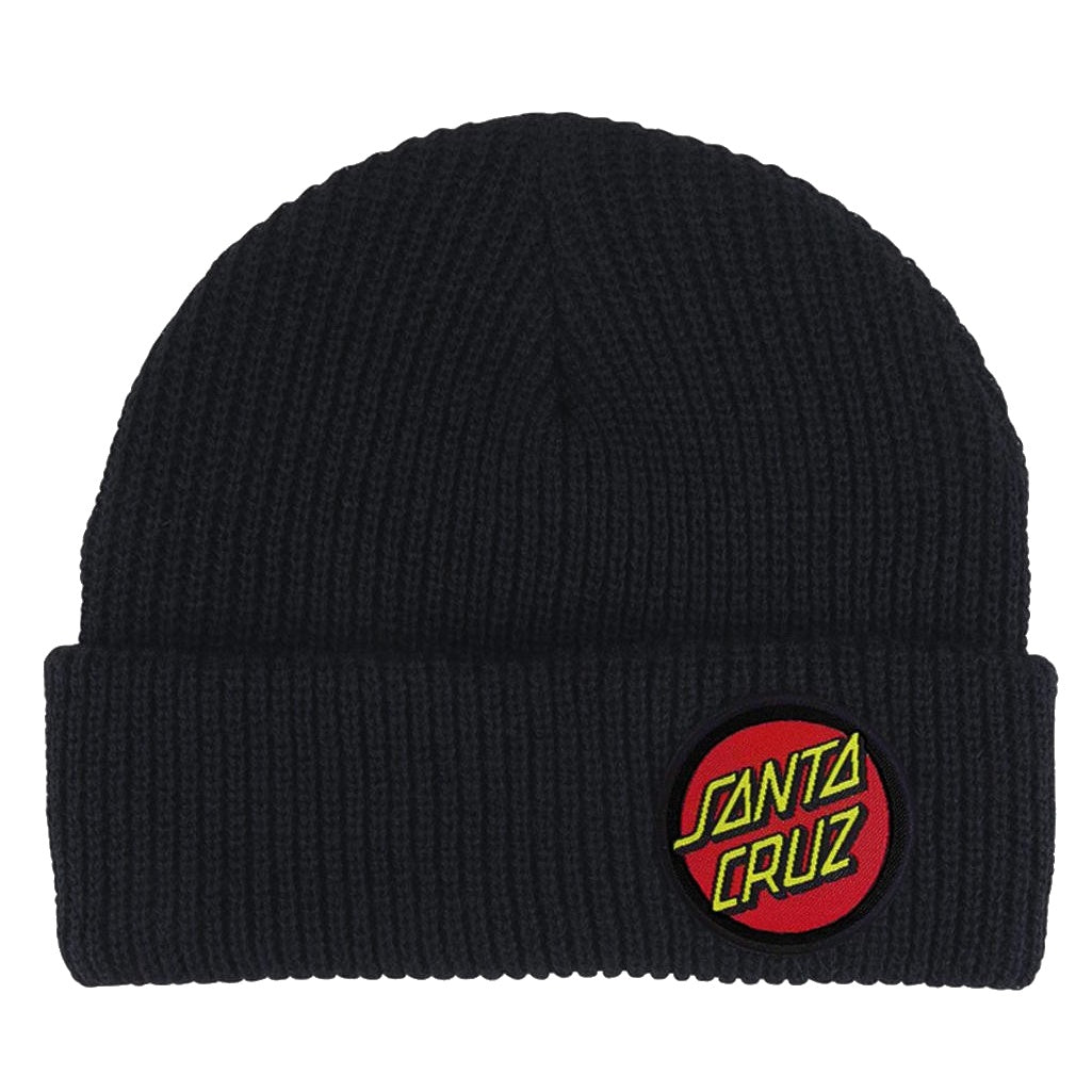 SANTA CRUZ CLASSIC DOT BEANIE BLACK