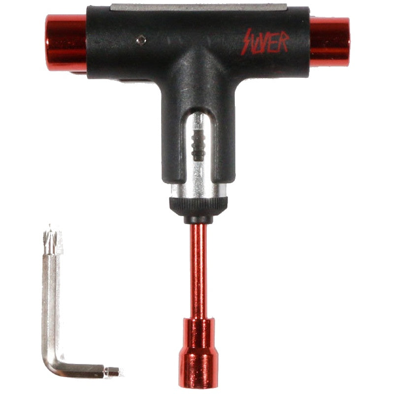 SILVER TOOL SLAYER BLACK/RED