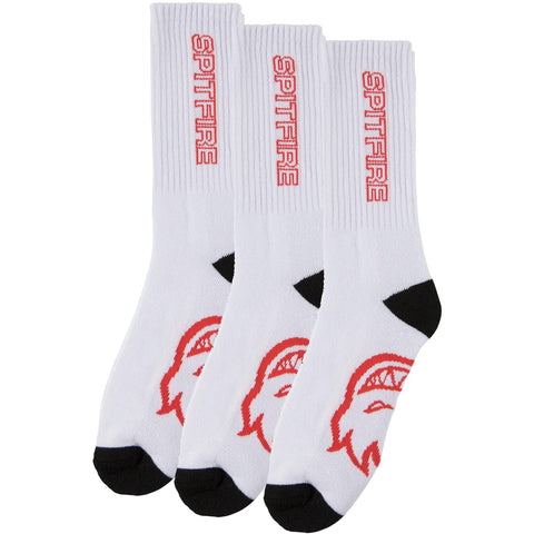 SPITFIRE CLASSIC '87 SOCK 3-PACK WHITE/BLACK/RED