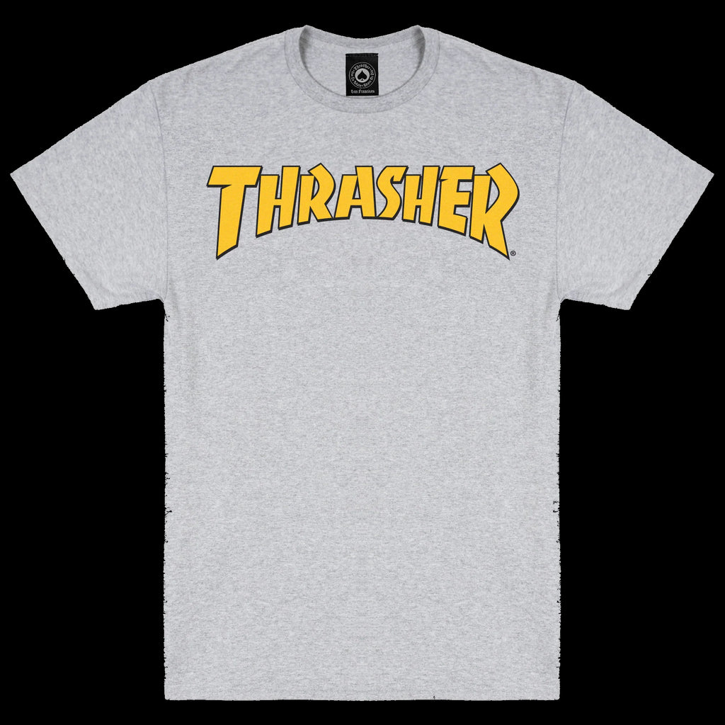 Thrasher t cheap shirt grey