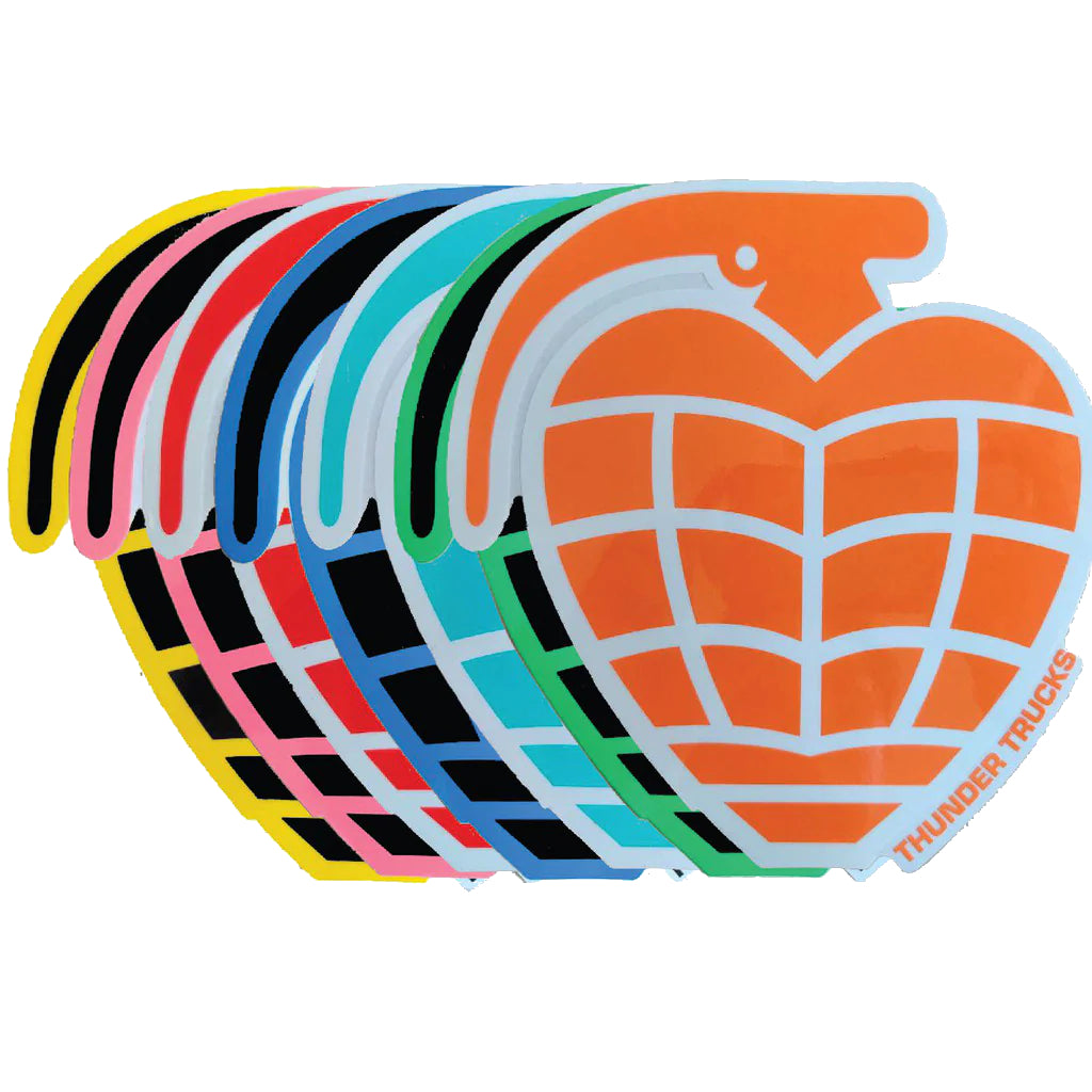 THUNDER GRENADE DIE CUT STICKER MEDIUM