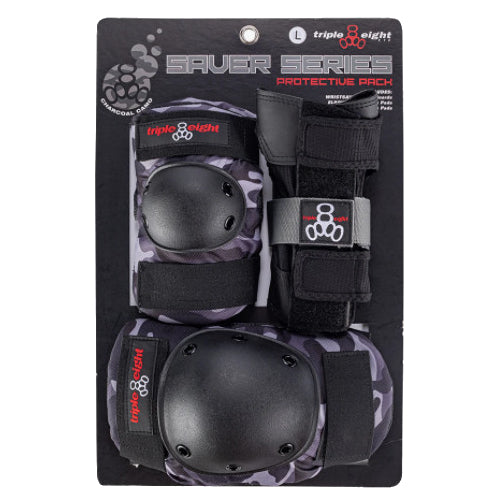 TRIPLE EIGHT SAVER COLOR SERIES CHARCOAL CAMO