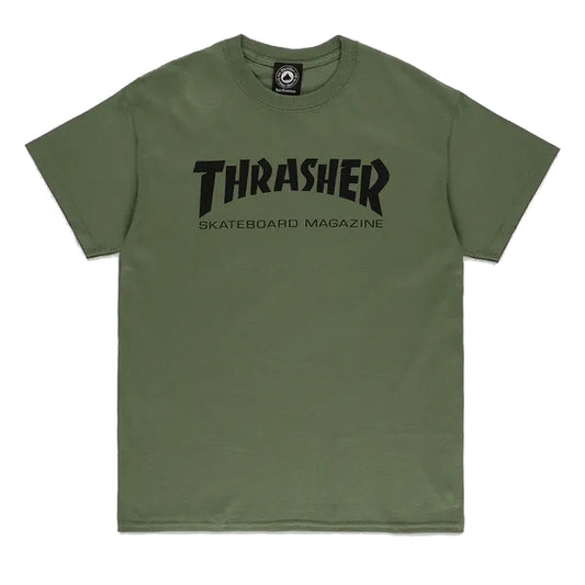 THRASHER SKATE MAG T-SHIRT ARMY