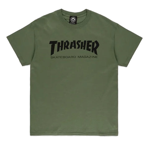 THRASHER SKATE MAG T-SHIRT ARMY