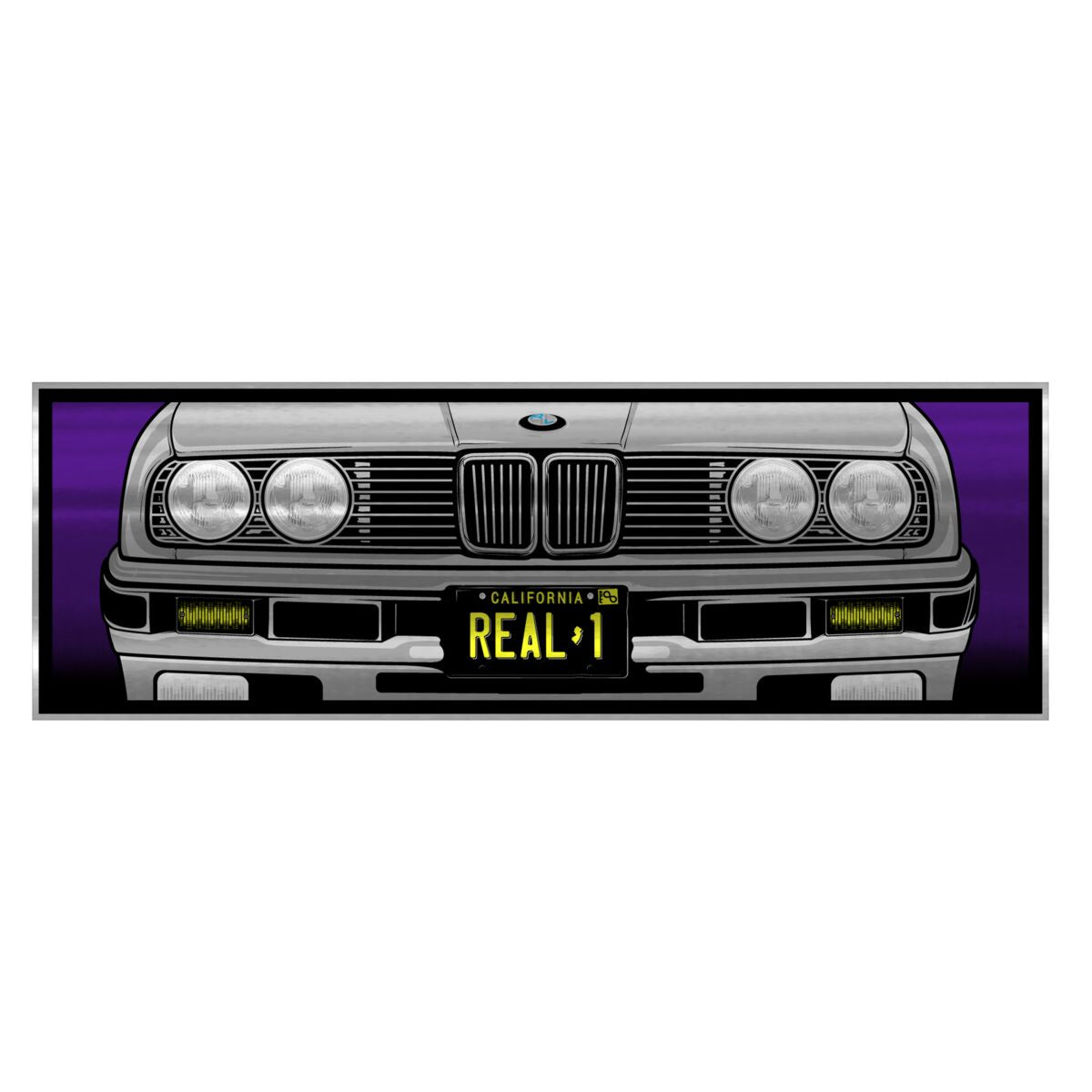REAL GRILLE 6 INCH STICKER