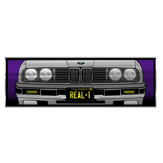 REAL GRILLE 6 INCH STICKER