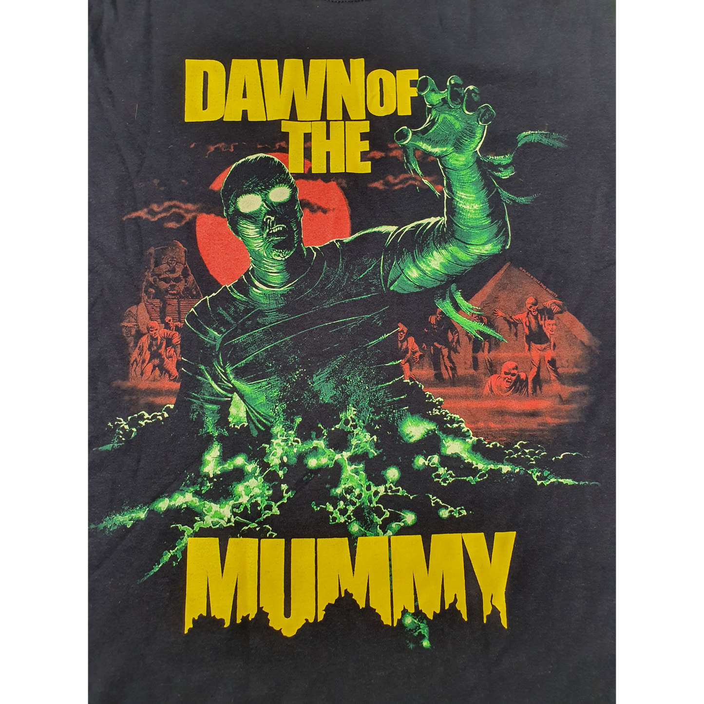 PLAN 9 DAWN OF THE MUMMY T-SHIRT BLACK