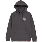 SPITFIRE SWIRLED CLASSIC HOODED SWEATER CHARCOAL/WHITE