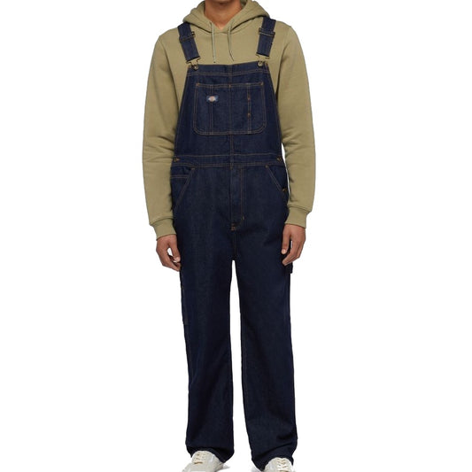DICKIES CLASSIC DENIM BIB RINSED
