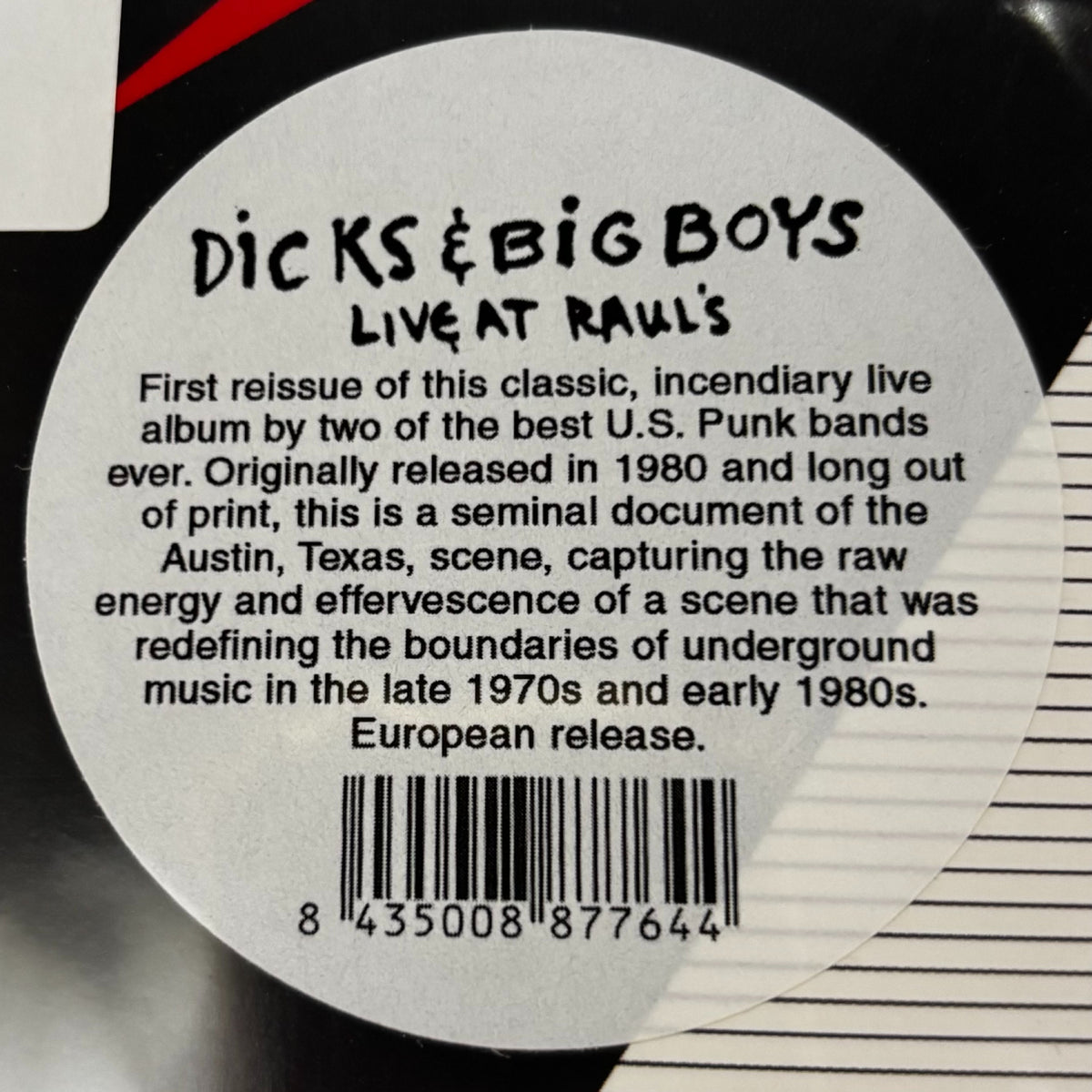 Big Boys/Dicks-Live At Raul’s