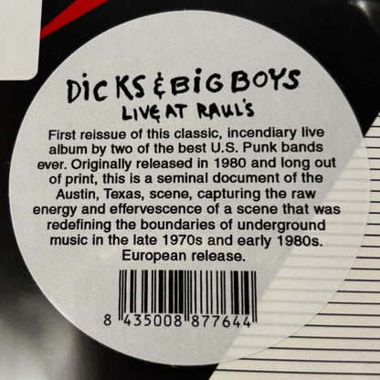 Big Boys/Dicks-Live At Raul’s