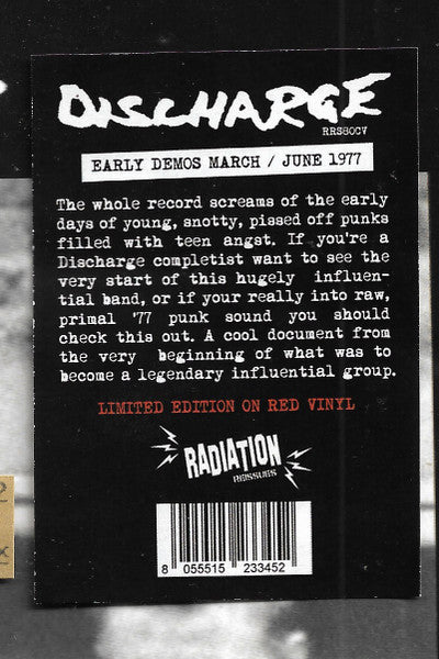 Discharge-Early Demos March/June 1977