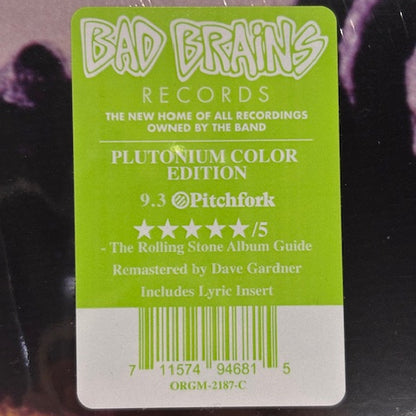 Bad Brains-I Against I -Plutonium Color Edition-