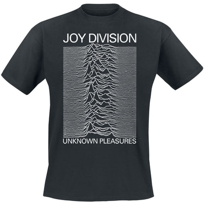 JOY DIVISION UNKNOWN PLEASURES T-SHIRT BLACK