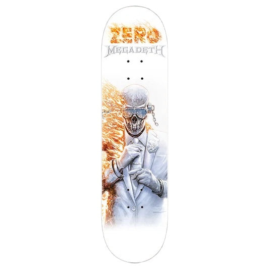 ZERO X MEGADETH WHITE DECK 8.5