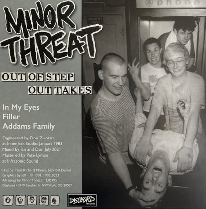 Minor Threat-Out Of Step Outtakes -Clear Vinyl-