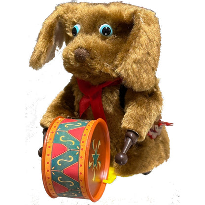 RUSS YESTERDAYS FAVORITES WIND UP DRUMMER DOG
